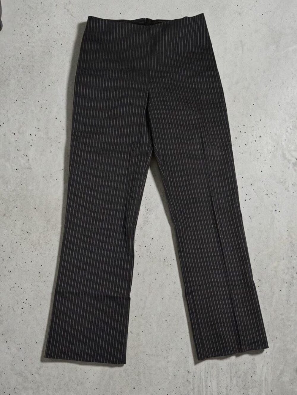 Gianni Versace Couture Pinstripe Pants Small 90s Office Siren Mob Wife Luxury